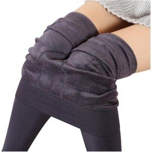 MEDEA FLEECE LINED LEGGINGS (GRAY)